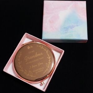 Compact Mirror Grandma Rose Gold
